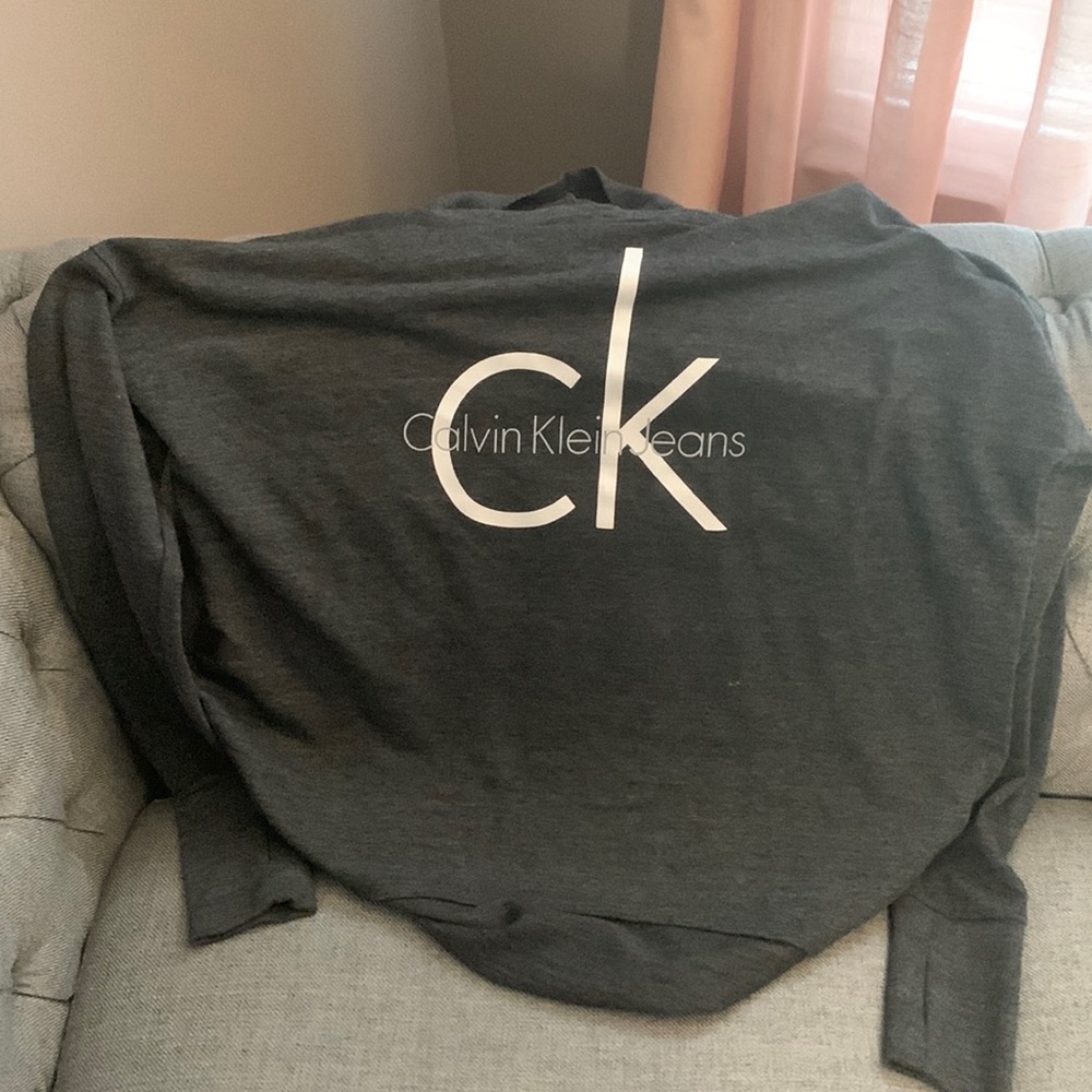 Calvin Klein hooded long sleeve Tshirt
